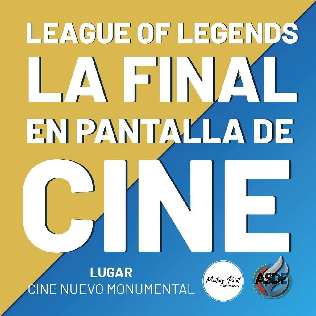 Final de League of Legends en el Cine Monumental